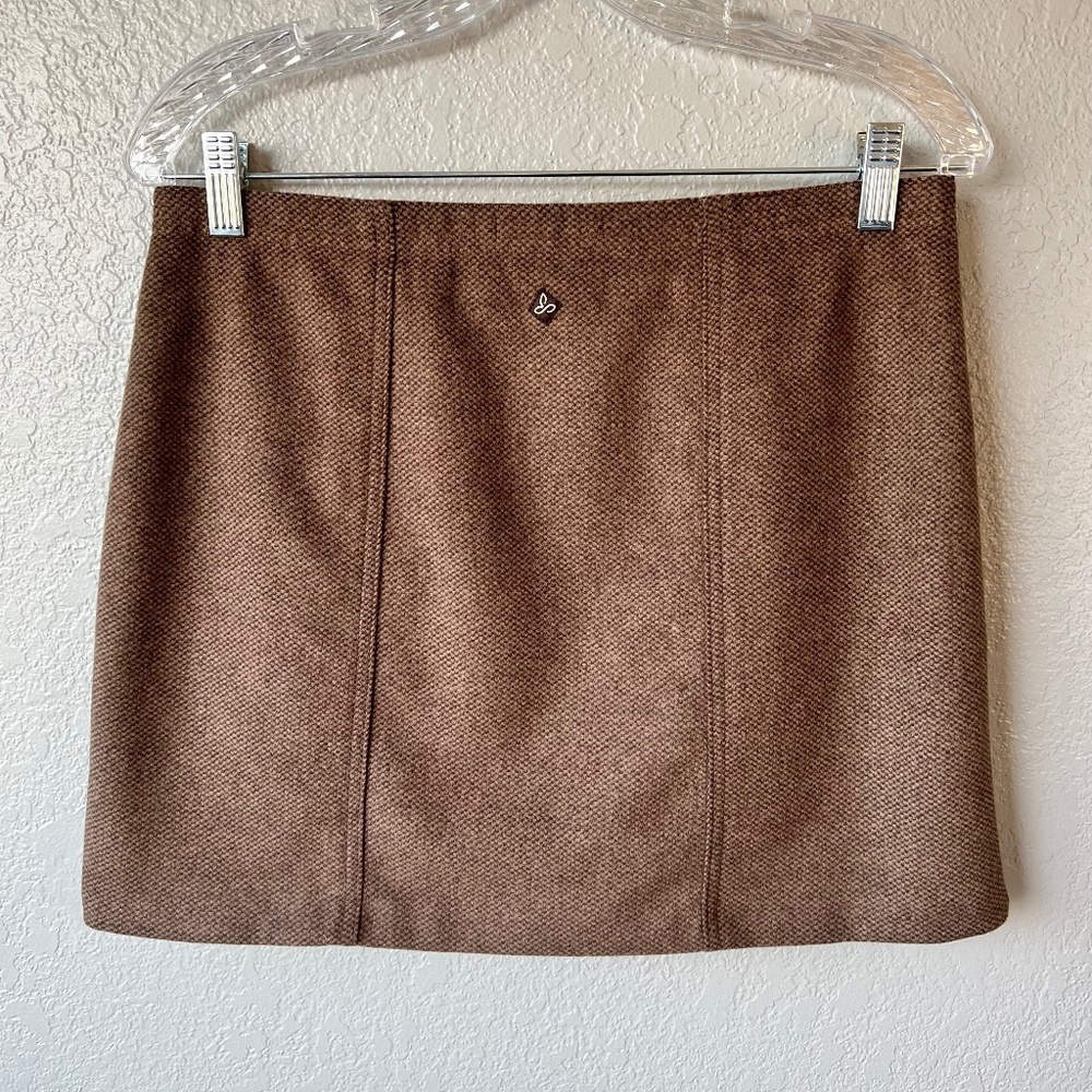 *FIRM PRICE* PrAna Nicky Wool Blend Wrap Mini Skirt - Picture 2 of 12